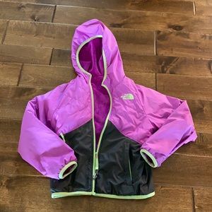 EUC. North Face girls jacket. Reversible.